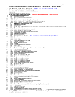 ISO 9001:2008 Requirements Explained