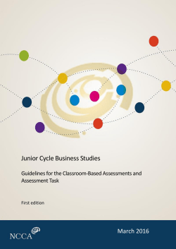 Junior Cycle Business Studies