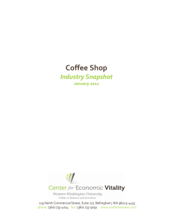 Coffee Shop - Grant County Economic Development Council