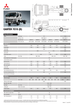 7.49t segment - FUSO Trucks Europe