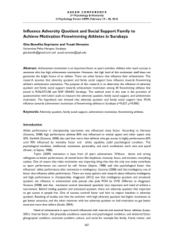 Influence Adversity Quotient and Social Support Family to