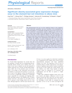 Significant obesity‐associated gene expression changes occur in