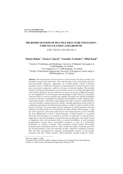 MICROMECHANISM OF DUCTILE FRACTURE