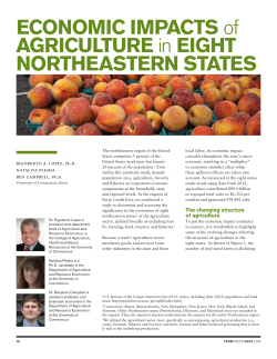 Economic Impacts of Agriculture