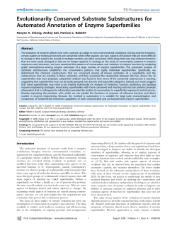 Evolutionarily Conserved Substrate Substructures