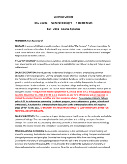 bsc1010c general biology 1 syllabus fall 2016