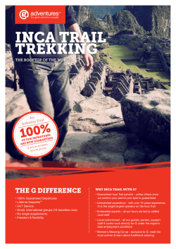 INCA TRAIL TREKKING