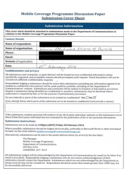 Bridgetown-Greenbushes - Department of Communications and the