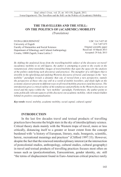 INTRODUCTION In the last few decades travel and textual products