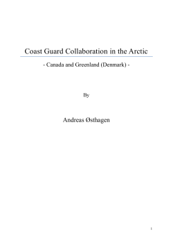 Coast Guard Collaboration in the Arctic