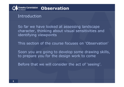 Observation - Forestry Commission Scotland