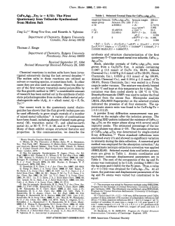 (x = 0.72): The First Quaternary Iron Telluride Synthesized from