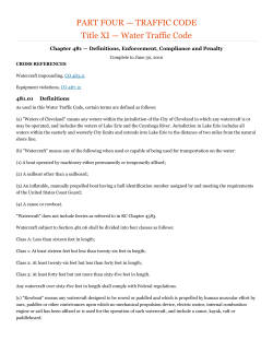 part four &mdash; traffic code