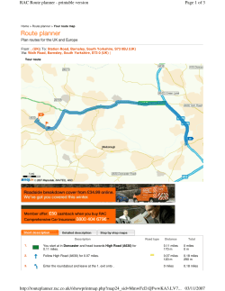 Directions from the A1
