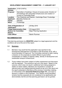 3161218FUL MP - Committee Agendas and Minutes