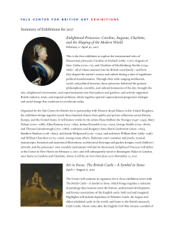 Press Release - Yale Center for British Art