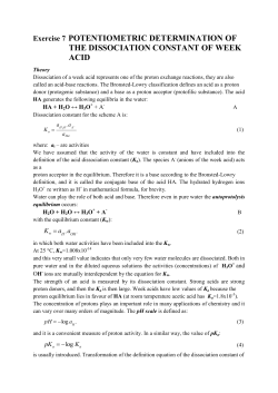 7-Potentiometric determination of dissociation constant of weak acid