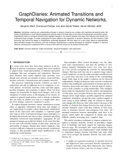 GraphDiaries: Animated Transitions and Temporal Navigation
