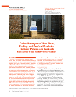 Online Purveyors of Raw Meat, Poultry, and Seafood Products