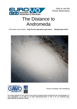 The Distance to Andromeda
