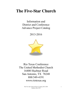 The Five-Star Church - Rio Texas Conference