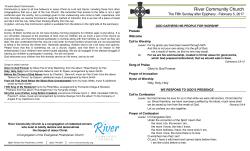 2017-2-5 Worship Guide-Epiphany 5