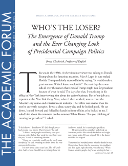 WHO`S THE LOSER? - New Jersey City University