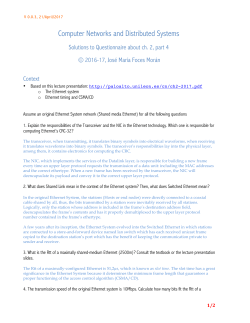 Ethernet, CSMA/CD - &iexcl;Bienvenido a paloalto.unileon.es!