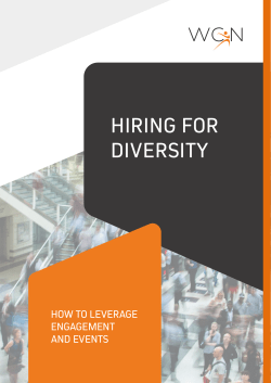 Award-winning e-Recruitment Diversity Whitepaper Are you