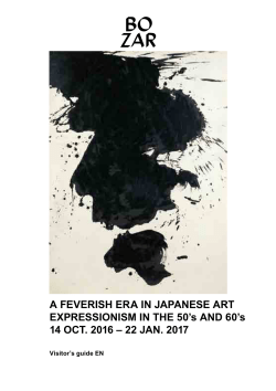 A FEVERISH ERA IN JAPANESE ART EXPRESSIONISM IN THE
