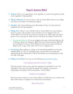 Step 5: Answer Brief