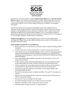 Violence Interrupter - Center for Court Innovation