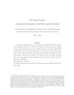 The Great Escape? - Princeton University