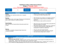 Saddleback Valley Unified School District Grade