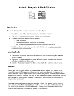 Antacid SUM14 - InterChemNet
