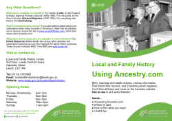 Ancestry.com - WordPress.com