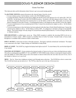 Gizmo Fast Start Guide