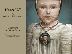 Henry VIII - The Shakespeare Theatre of New Jersey