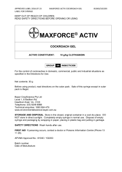 maxforce activ - Bayer Environmental Science Australia