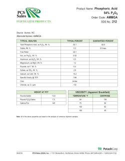 Product Name: Phosphoric Acid 54% P O