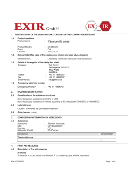 Titanium(II) oxide - Exir | Chemical Company