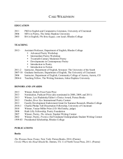 caki wilkinson - Rhodes College