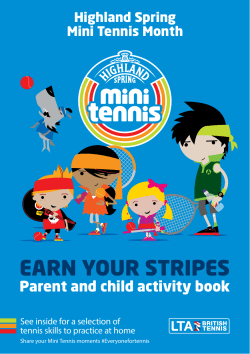 EARN YOUR STRIPES - Roe Green Tennis Club