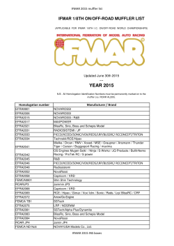 IFMAR mufflerlist 8th 2015.xlsx