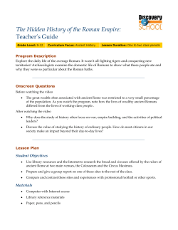 The Hidden History of the Roman Empire