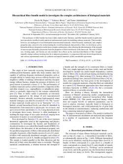 Hierarchical fiber bundle model to investigate the