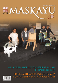 MALAYSIAN MOBILI WINNERS AT MILAN FURNITURE FAIR