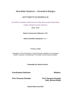 Alma Mater Studiorum &ndash; Universit&agrave; di Bologna