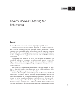 CHAPTER 5: Poverty