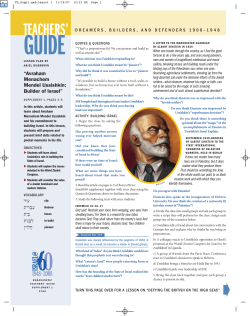 Avraham Menachem Mendel Ussishkin: Builder of